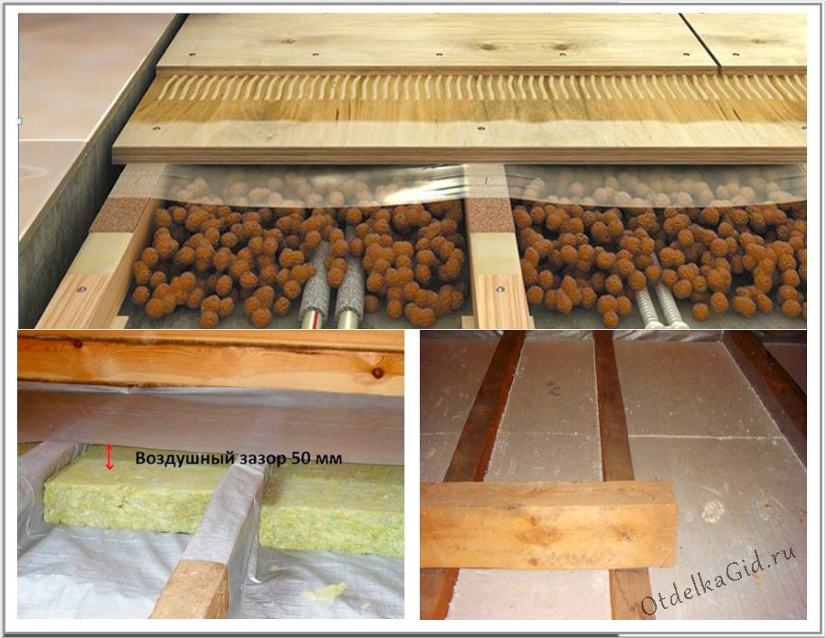 Варианты утепления фанерного настила