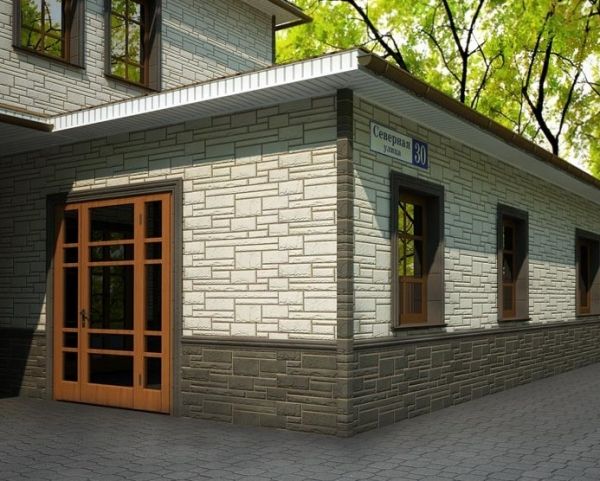 Отделка акриловым сайдингом