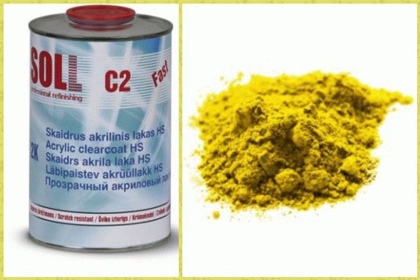 Компоненты для флуоресцентной краски Компоненты для флуоресцентной краски