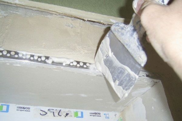 Финишная отделка гипсокартонных откосов Финишная отделка гипсокартонных откосов