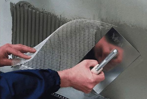 Монтаж стеклотканевой сетки Монтаж стеклотканевой сетки