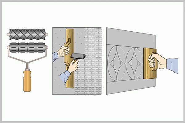 Валики и штампы для штукатурки Валики и штампы для штукатурки