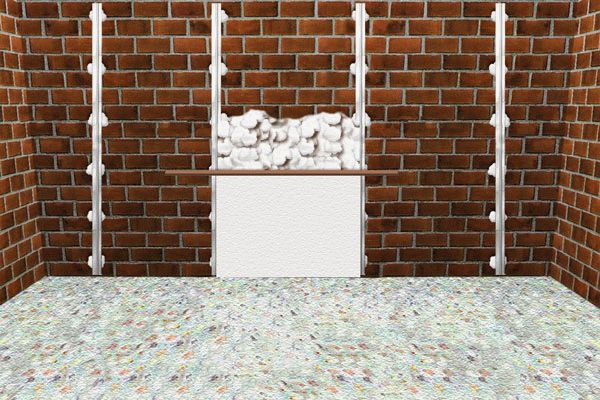 Нанесение цементной штукатурки Нанесение цементной штукатурки