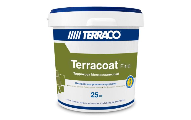 Акриловая штукатурка Terracoat Fine Фасадная акриловая штукатурка Terracoat Fine "Шагрень"