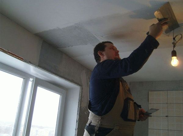 Шпаклевание потолка Шпаклевание потолка