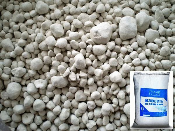 Строительная негашенная известь Строительная негашенная известь