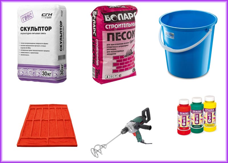 Материалы для изготовления плитки Материалы для изготовления плитки