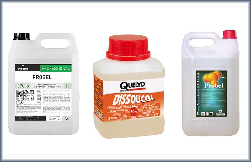 Средства для смывки побелки Профессиональные средства для смывки побелки