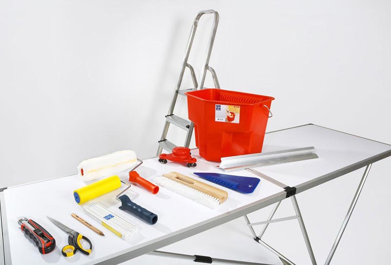 Материалы для поклейки фотообоев Инструменты и материалы для поклейки фотообоев