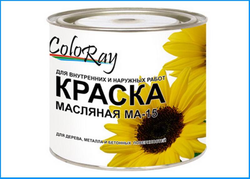 Масляная краска Coloray Масляная краска для наружных работ по дереву Coloray