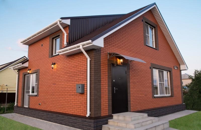 Облицовка кирпичом Облицовка дома кирпичом