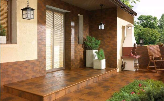 Керамическая плитка в отделке Керамическая плитка в отделке фасада