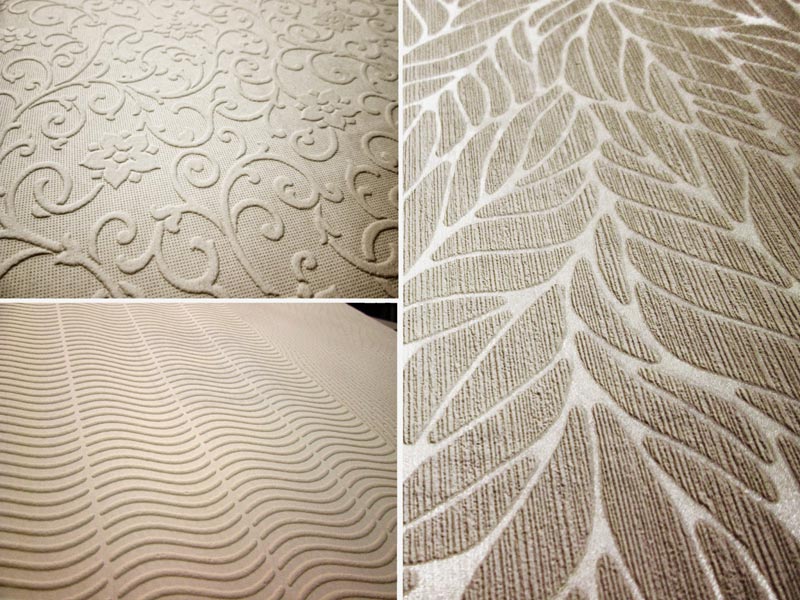 Фактурные изделия Фактурные обои в бежевом цвете