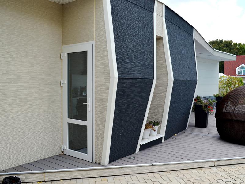 Облицовка фиброцементными панелями Облицовка фиброцементными панелями под камень