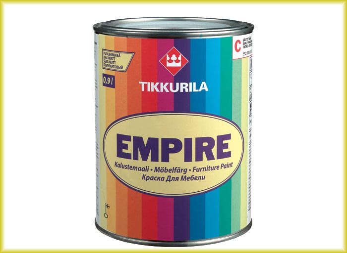 Краска Tikkurila Специализированная алкидная краска для мебели Tikkurila Empire