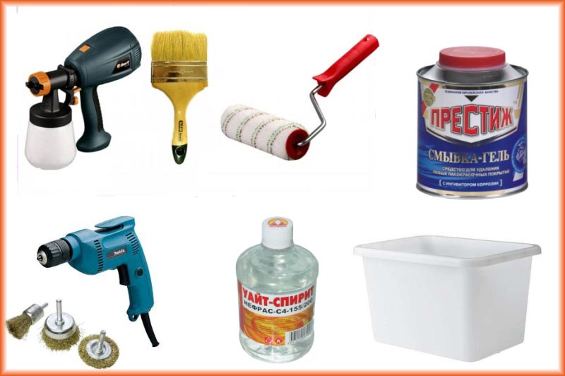 Материалы для окрашивания Инструменты и материалы для окрашивания