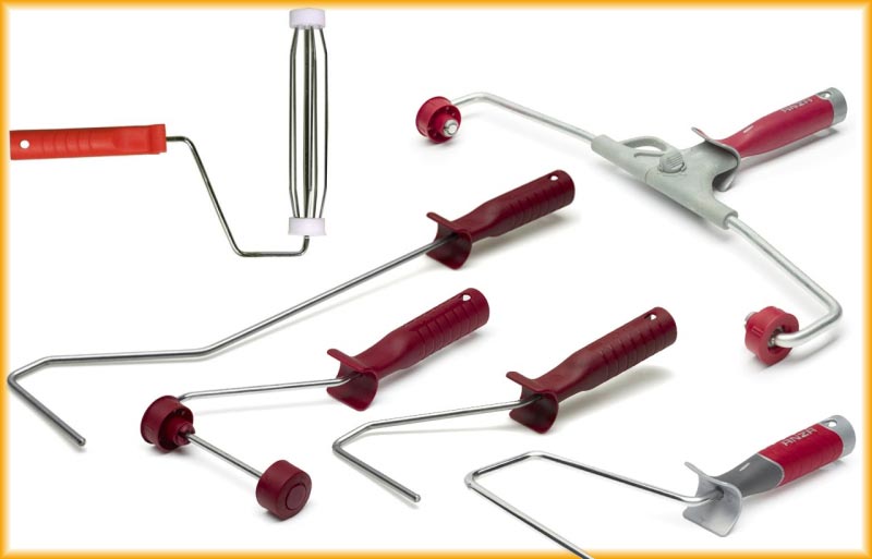 Варианты крепления насадок Современные валики оснащены удобной системой крепления шубки, которая позволят легко менять насадку